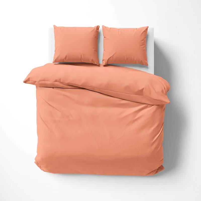 Lorena Mako Satin Bettwäsche uni Classic Melone