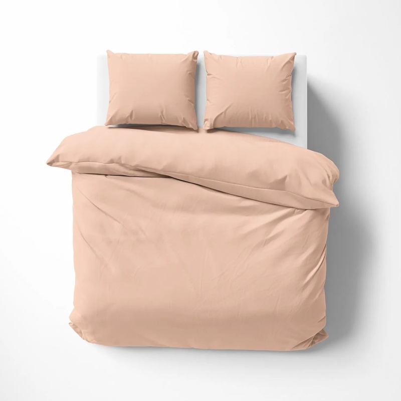 Lorena Mako Satin Bettwäsche uni Classic Apricot