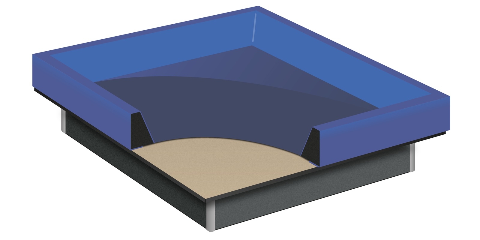 Sicherheitswanne Basic für Softside Wasserbett